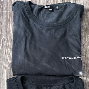 Spiritual Gangster pair of Mens crew shirts XL